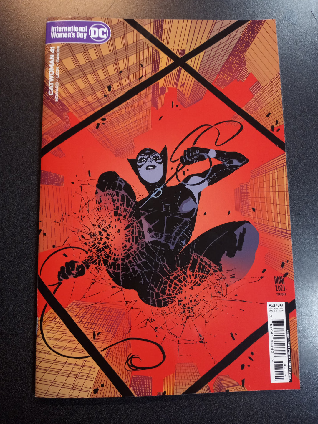Catwoman #41 Cover C Dani International Womens Day Card Stock Variant