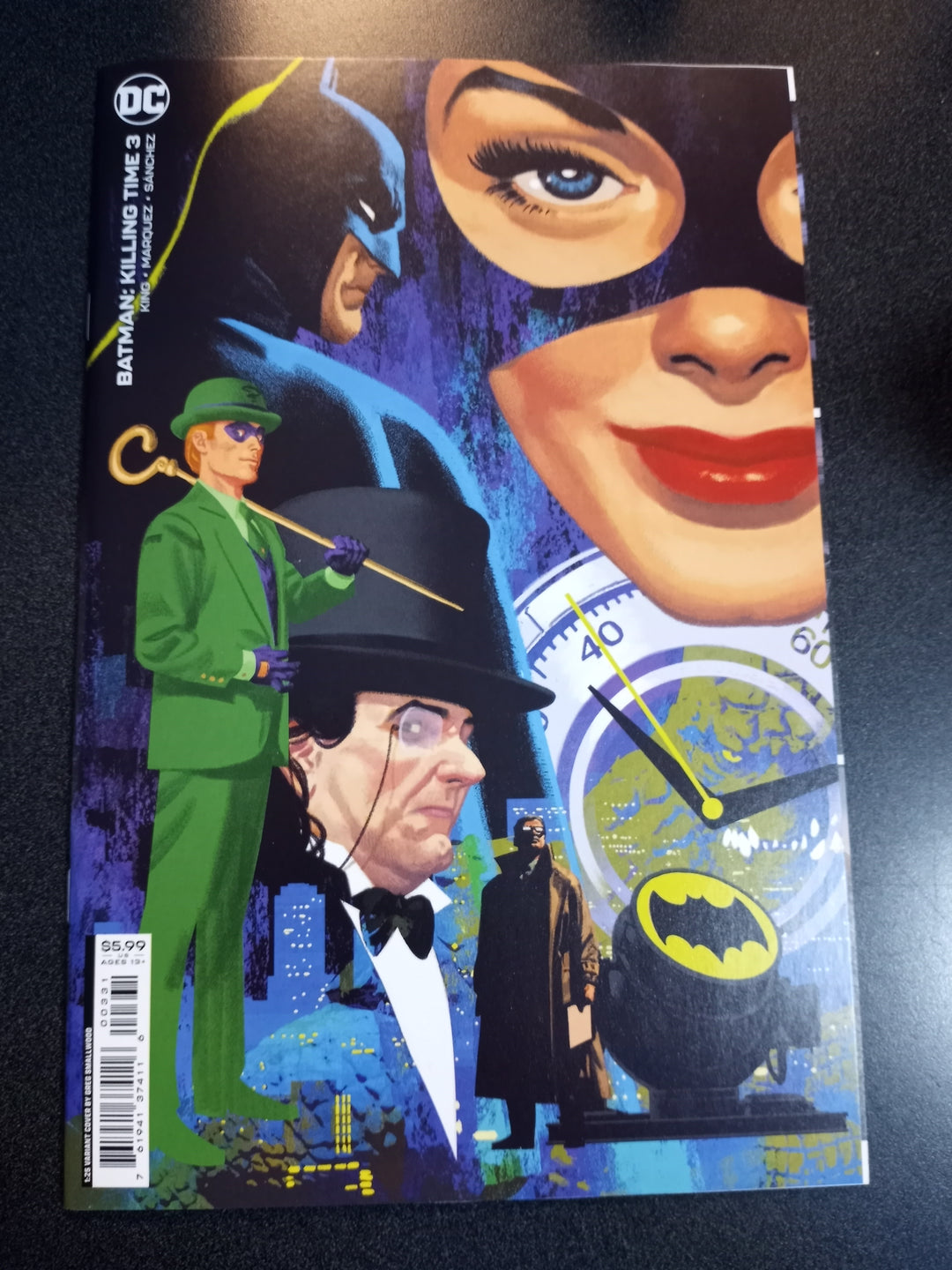 Batman Killing Time #3 (Of 6) Cover C 1 in 25 Greg Smallwood Card Stock Variant