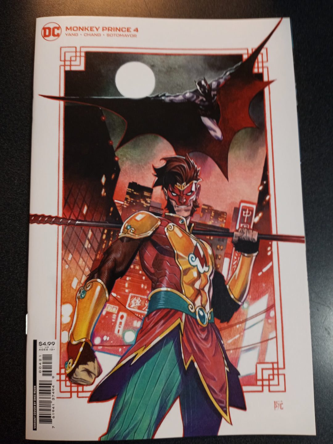 Monkey Prince #4 (Of 12) Cover B Dike Ruan Card Stock Variant