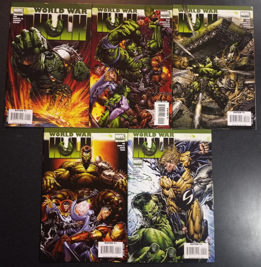 World War Hulk #1 - 5 Set VF/NM