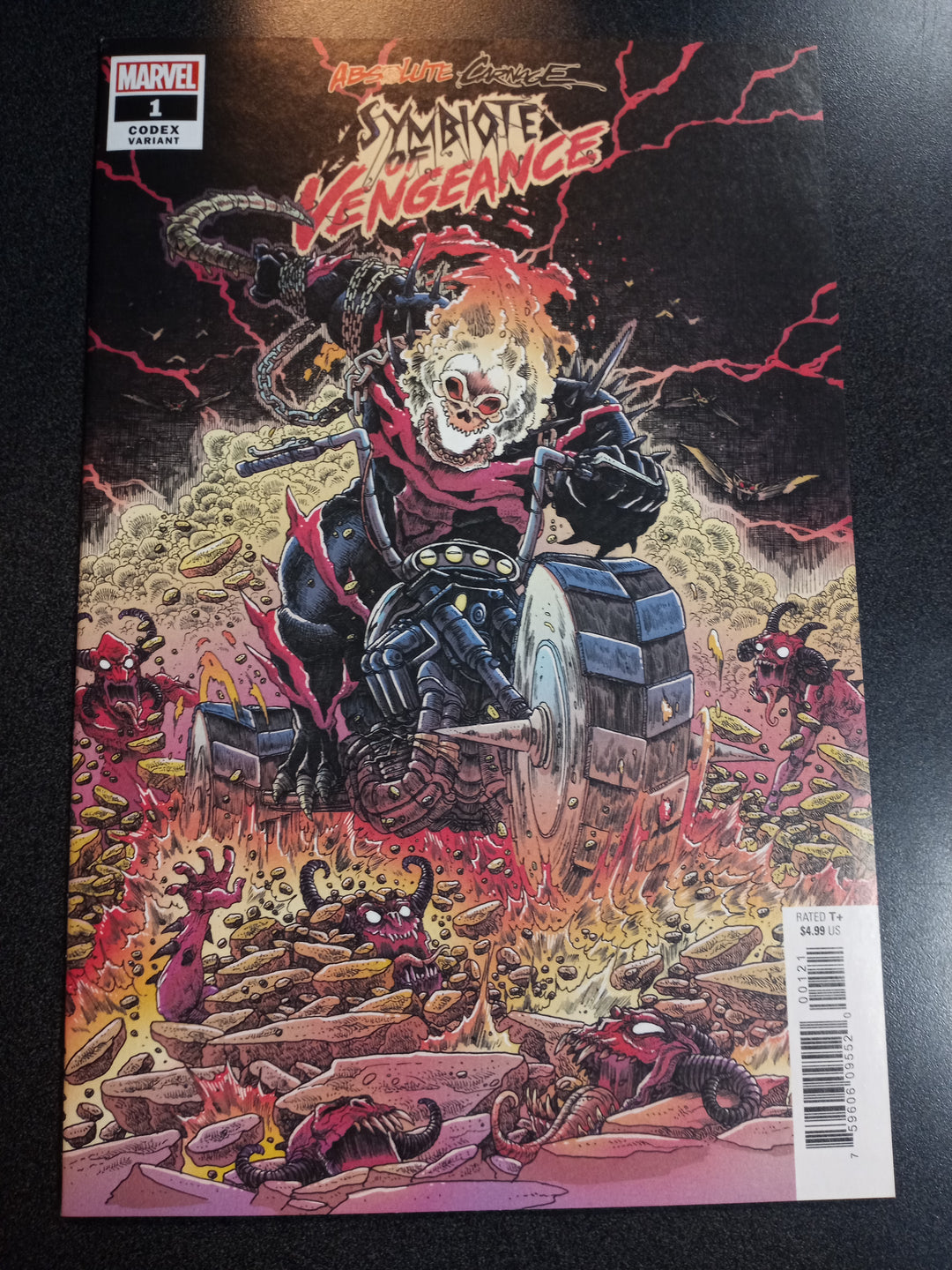 Absolute Carnage Symbiote of Vengeance #1 1:25 Codex Variant