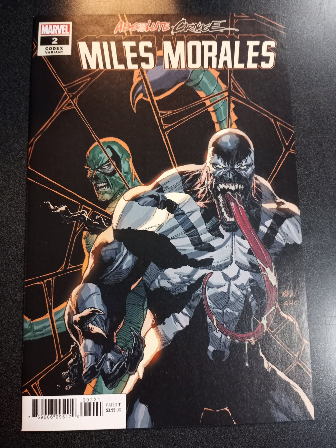 Absolute Carnage Miles Morales #2 1:25 Codex Variant