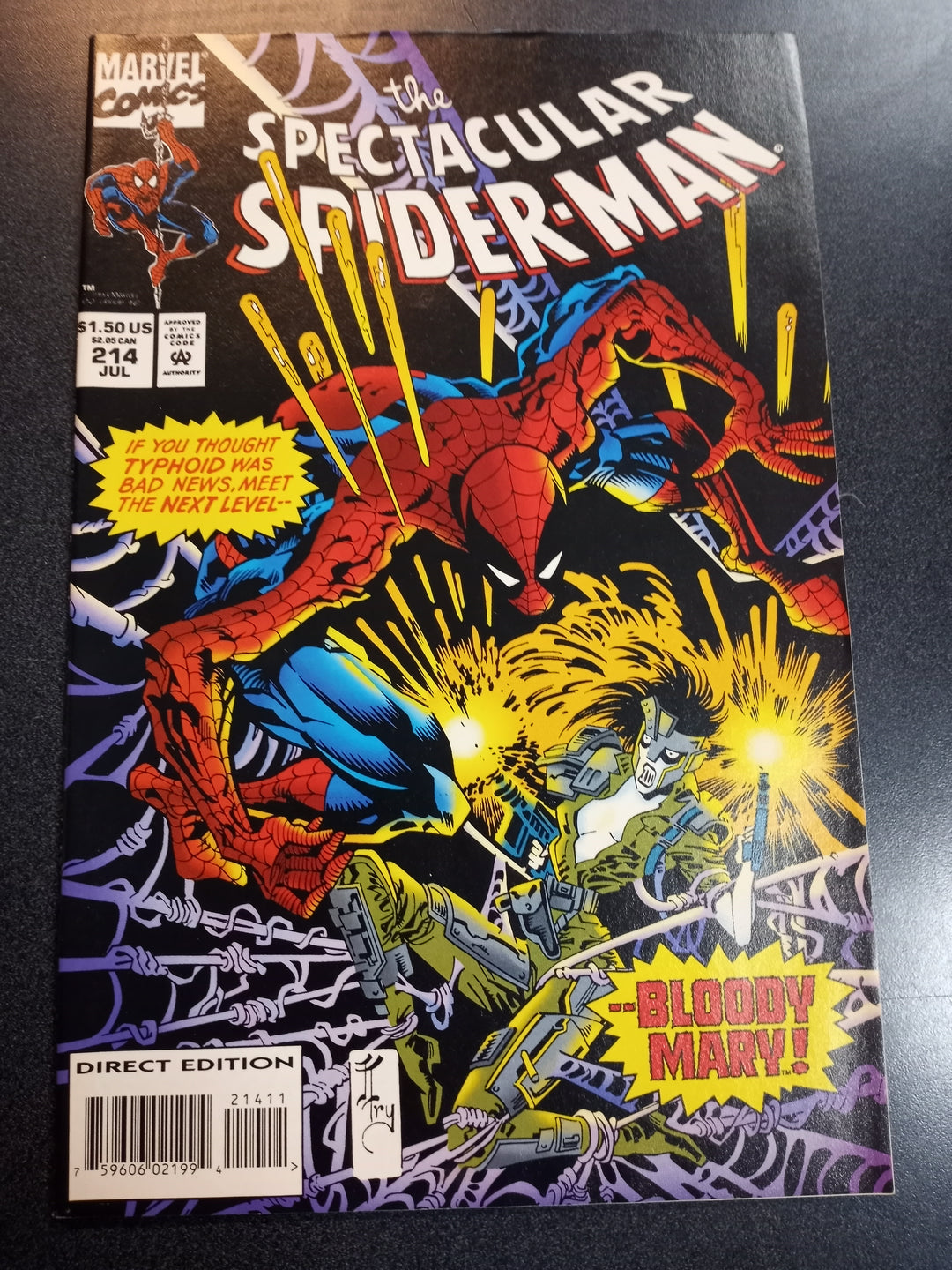 Spectacular Spider-Man #214 NM