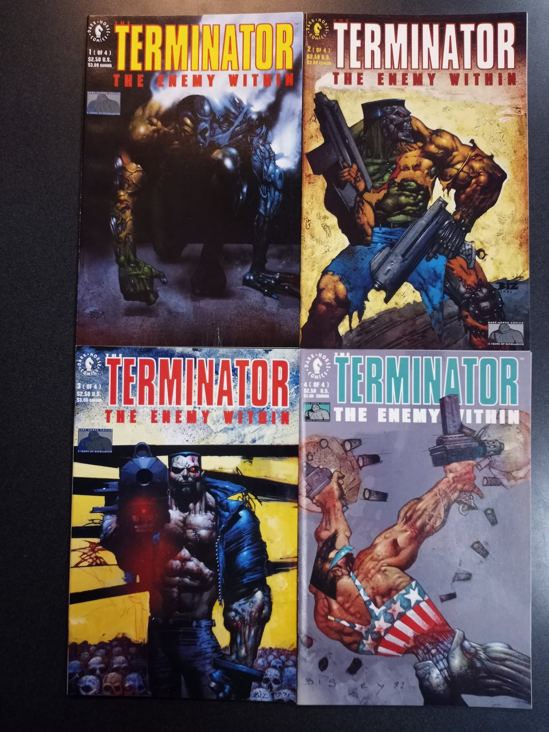Terminator The Enemy Within #1 - 4 VF/NM Set