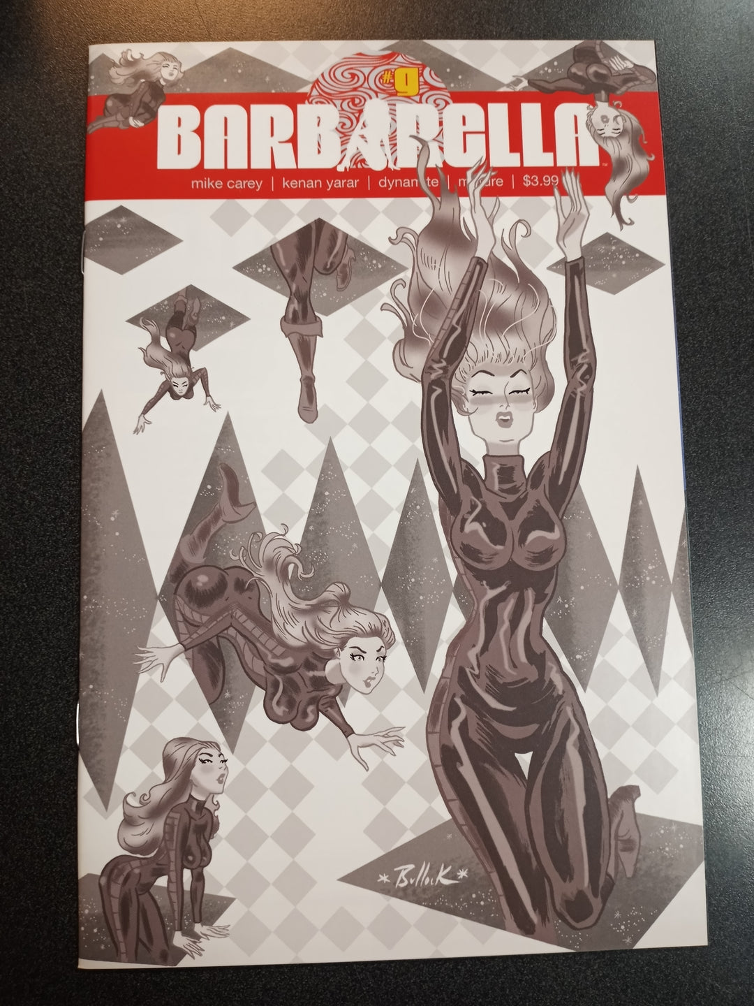 Barbarella #9 Cover H Bullock B&W Variant