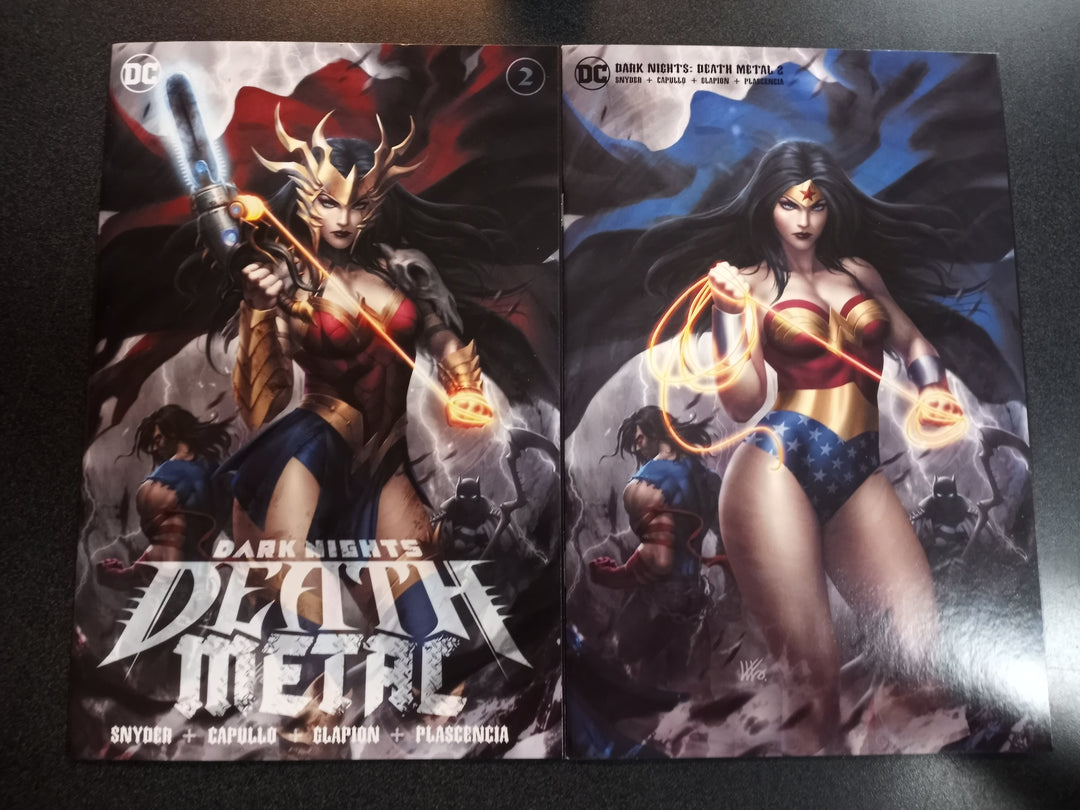 Dark Nights Death Metal #2 Kendrick Lim Trade + Virgin Variant Set