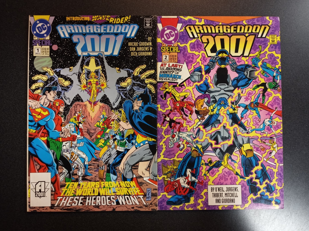 Armageddon 2001 Special #1 2 Set NM
