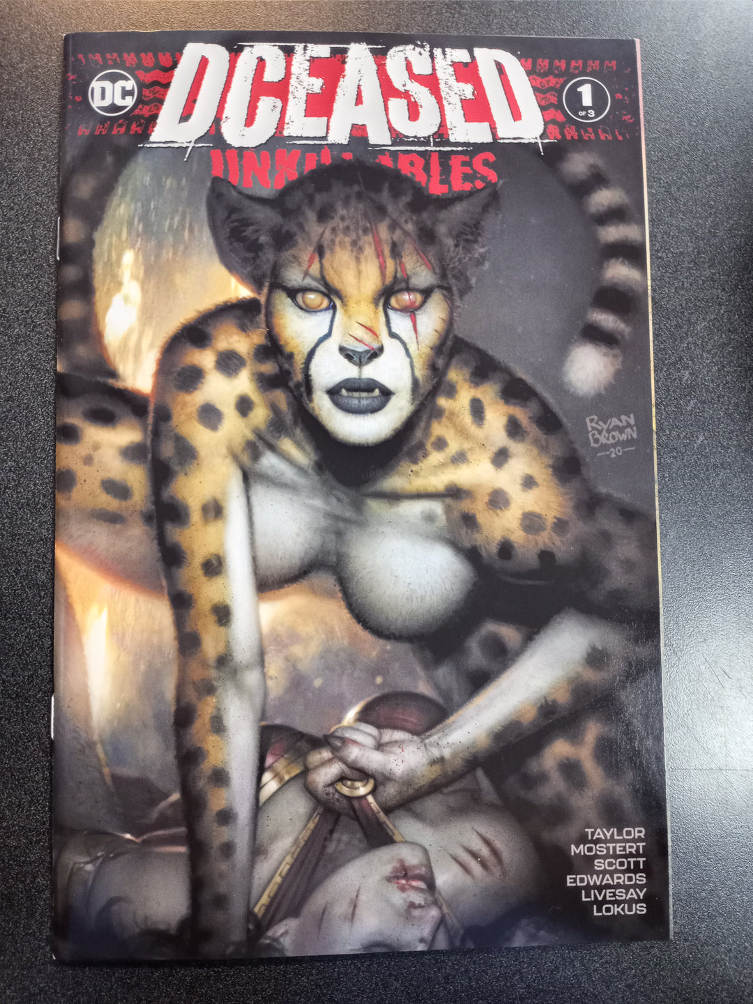 Dceased Unkillables #1 Ryan Brown Trade Dress Variant
