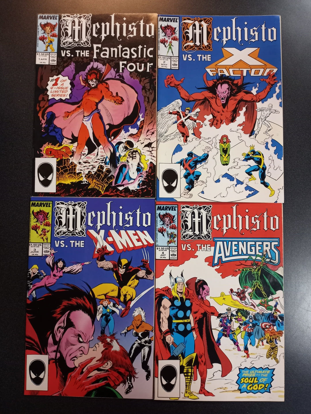 Mephisto Vs #1 - 4 Set VF/NM