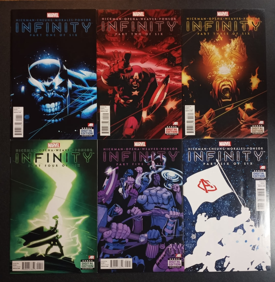 Infinity #1 - 6 NM Comic Set