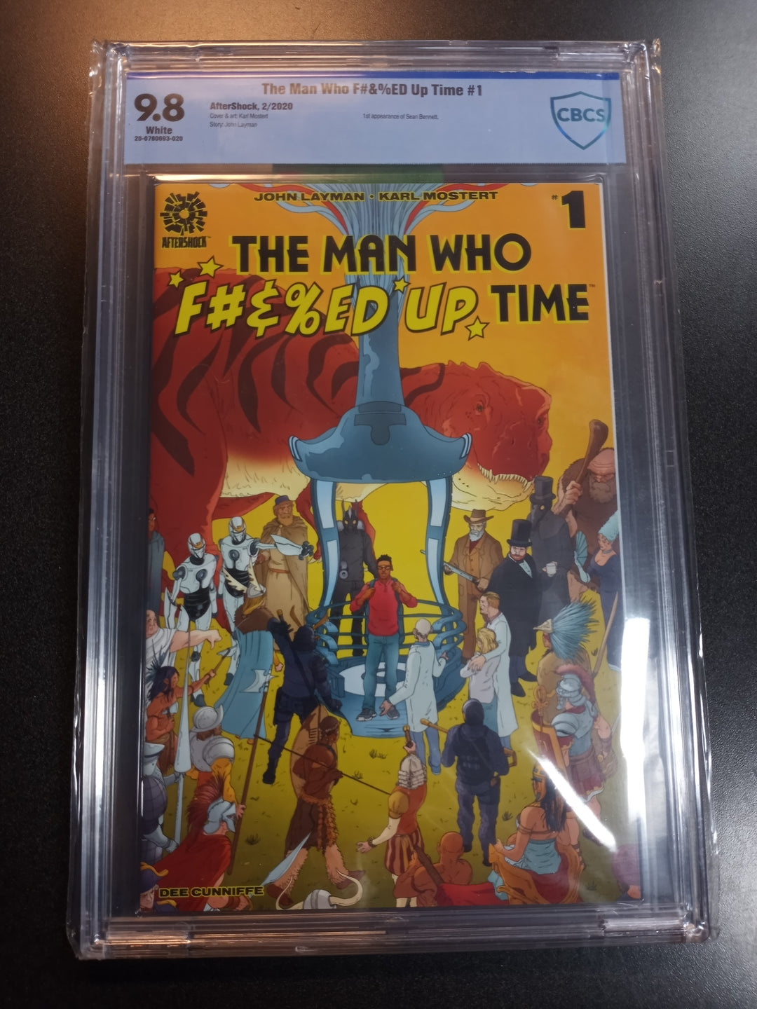 The Man Who F#&%ED Up Time #1 CBCS 9.8