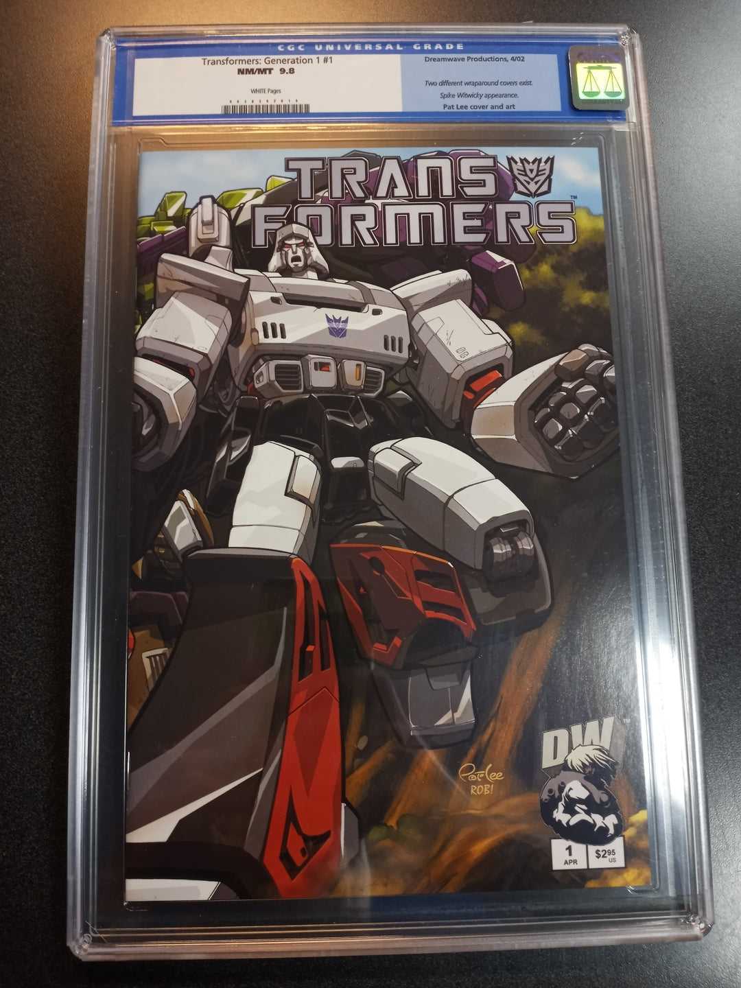 Transformers Generation 1 #1 Megatron Cover CGC 9.8