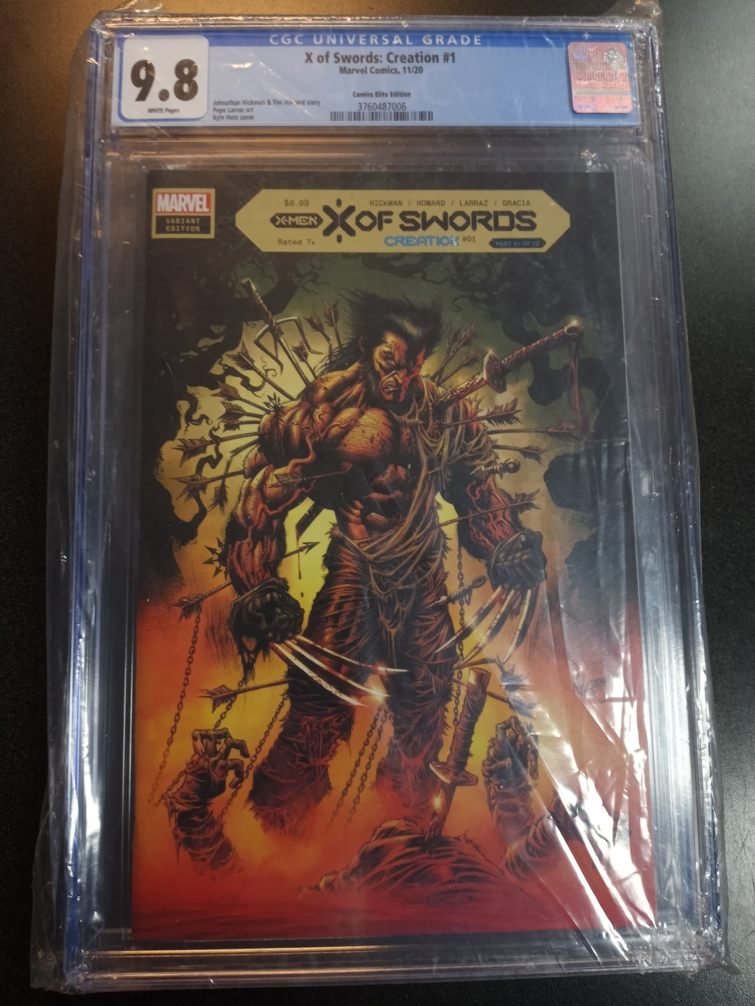 X of Swords Creation #1 Kyle Hotz Variant CGC 9.8