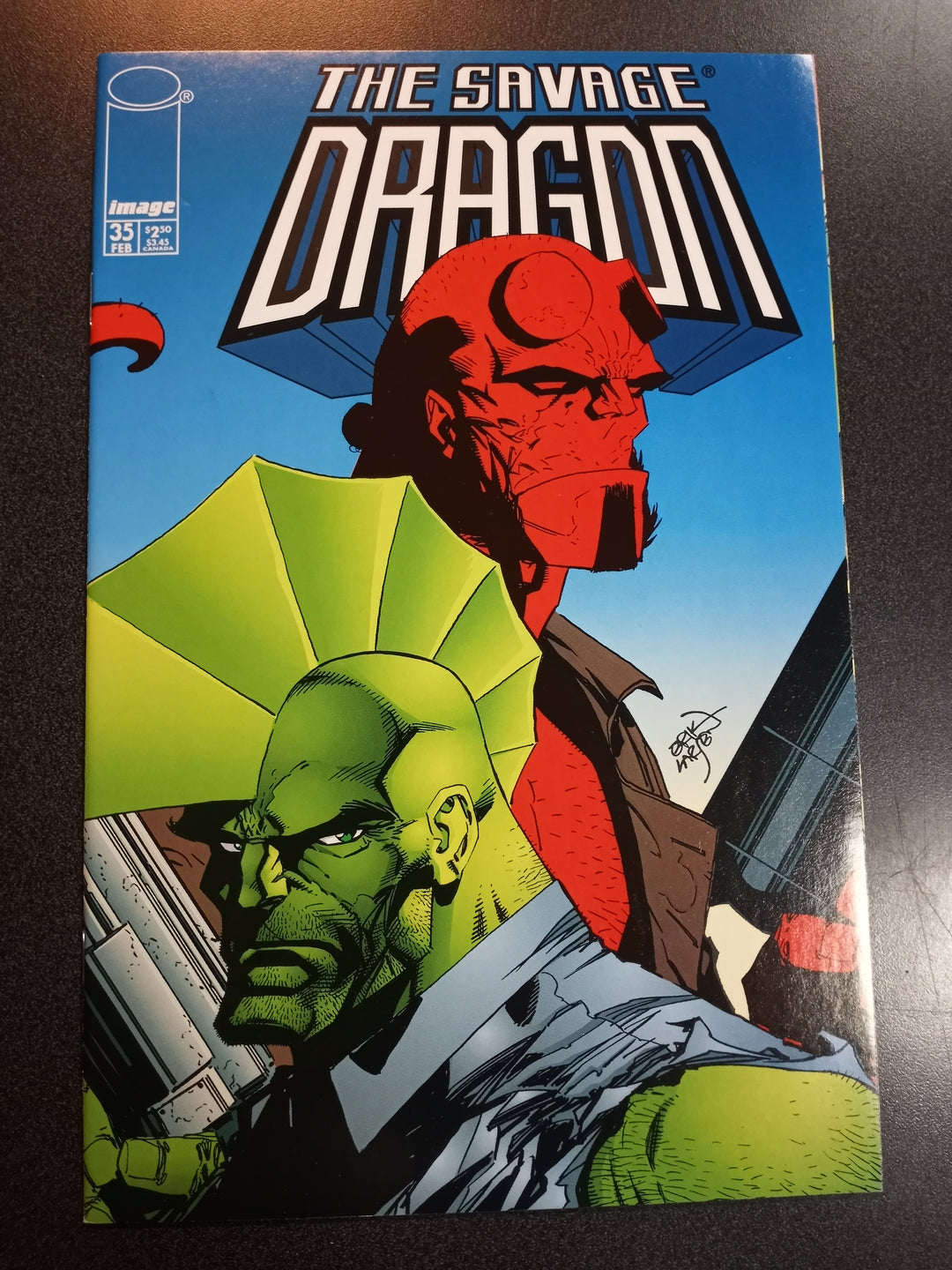 Savage Dragon #35 NM Hellboy Crossover
