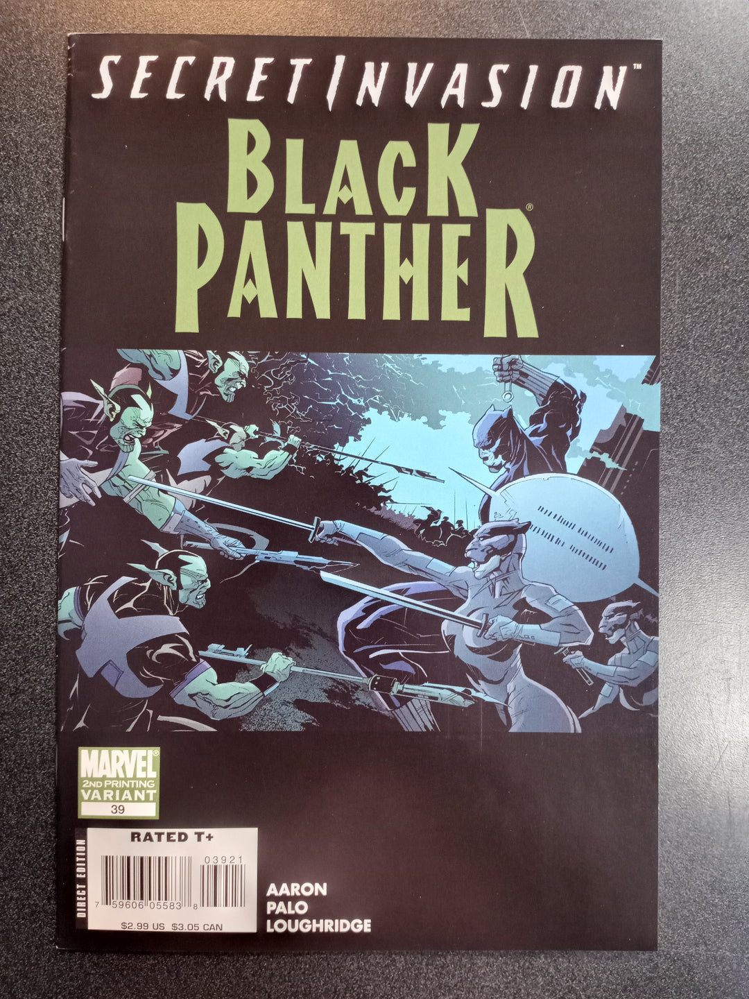 Black Panther #39 (2008) Second Print Variant VF/NM