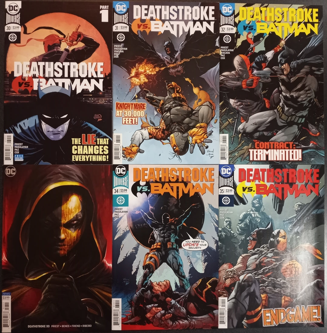 Deathstroke Vs Batman (#30 - 35) NM Set