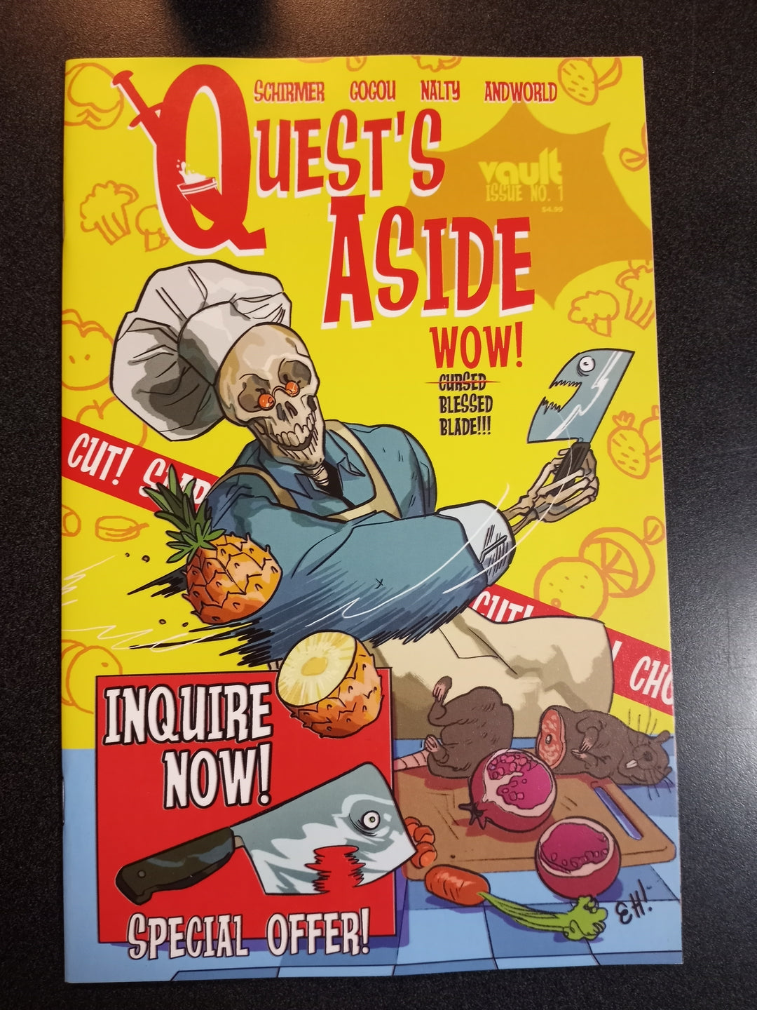 Quests Aside #1 Cover G Henderson 75 Copy Variant Edition