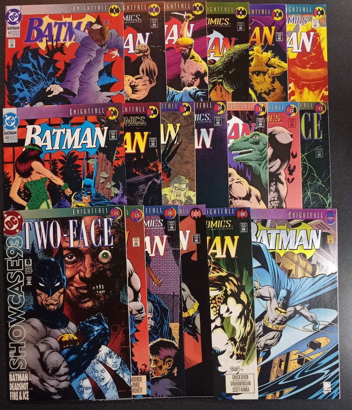Batman Knightfall Complete 19 Issue Set VF/NM