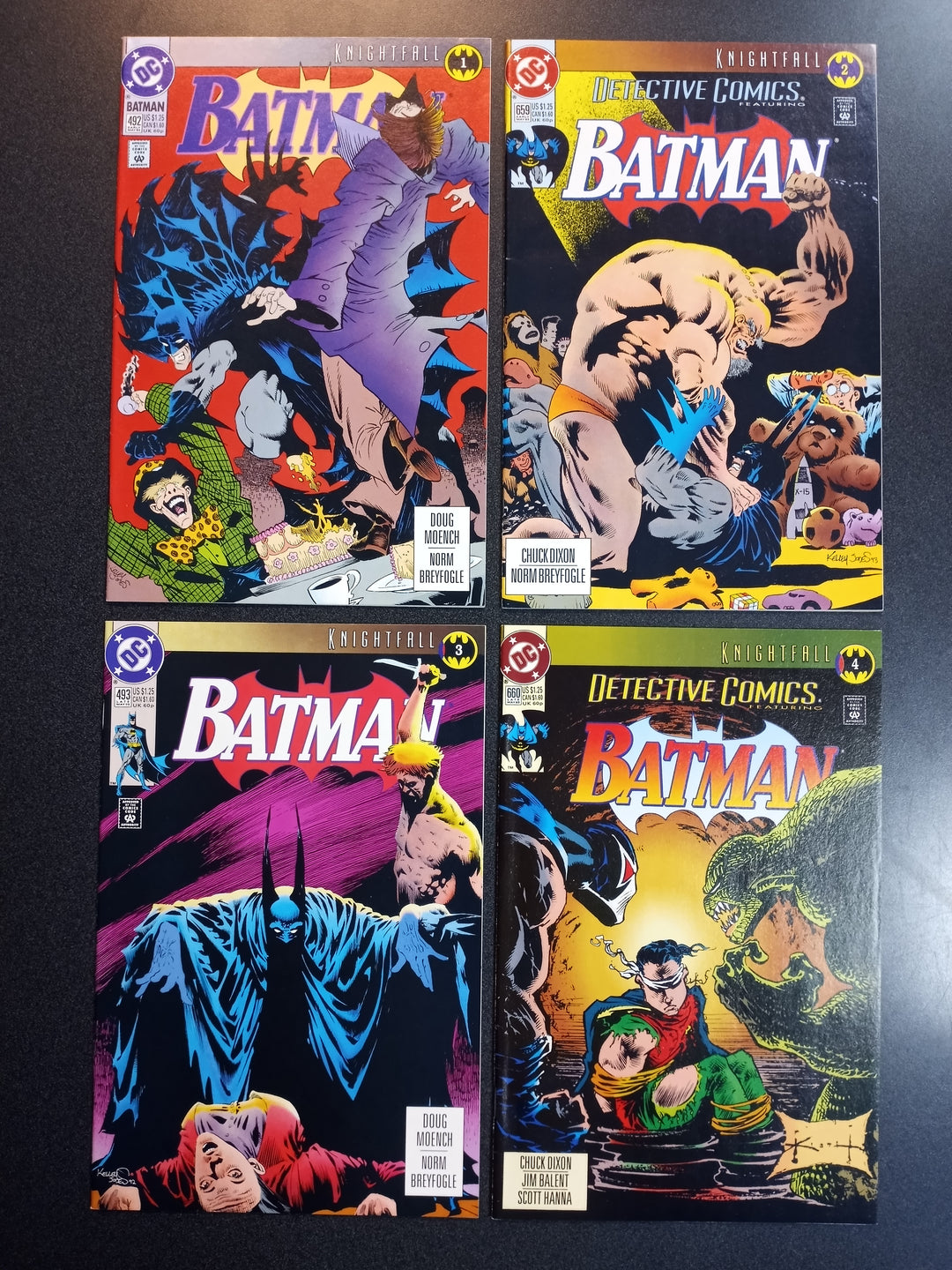 Batman Knightfall Complete 19 Issue Set VF/NM