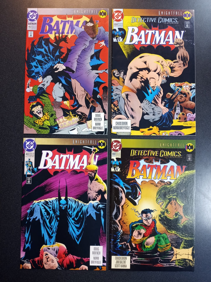 Batman Knightfall Complete 19 Issue Set VF/NM