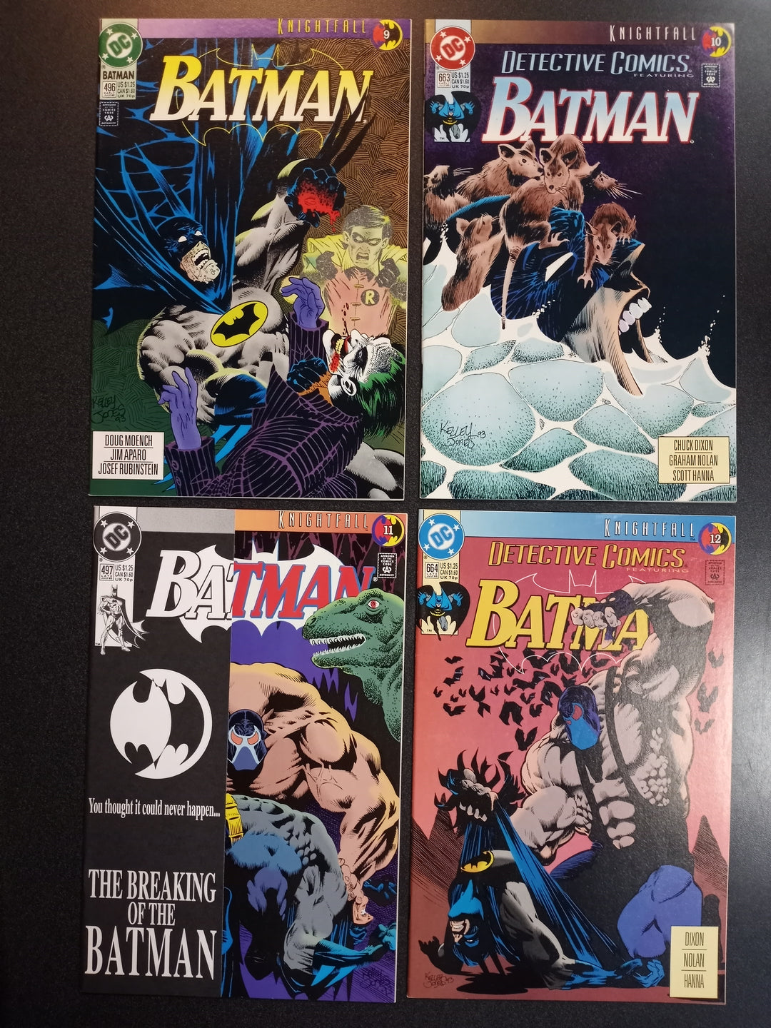 Batman Knightfall Complete 19 Issue Set VF/NM