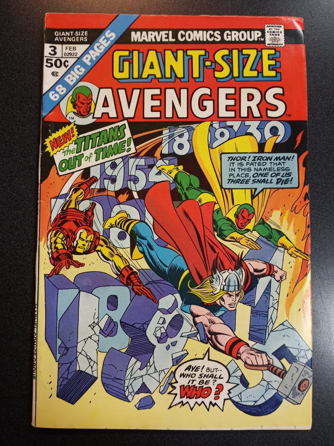 Giant-Size Avengers #3 FN/VF