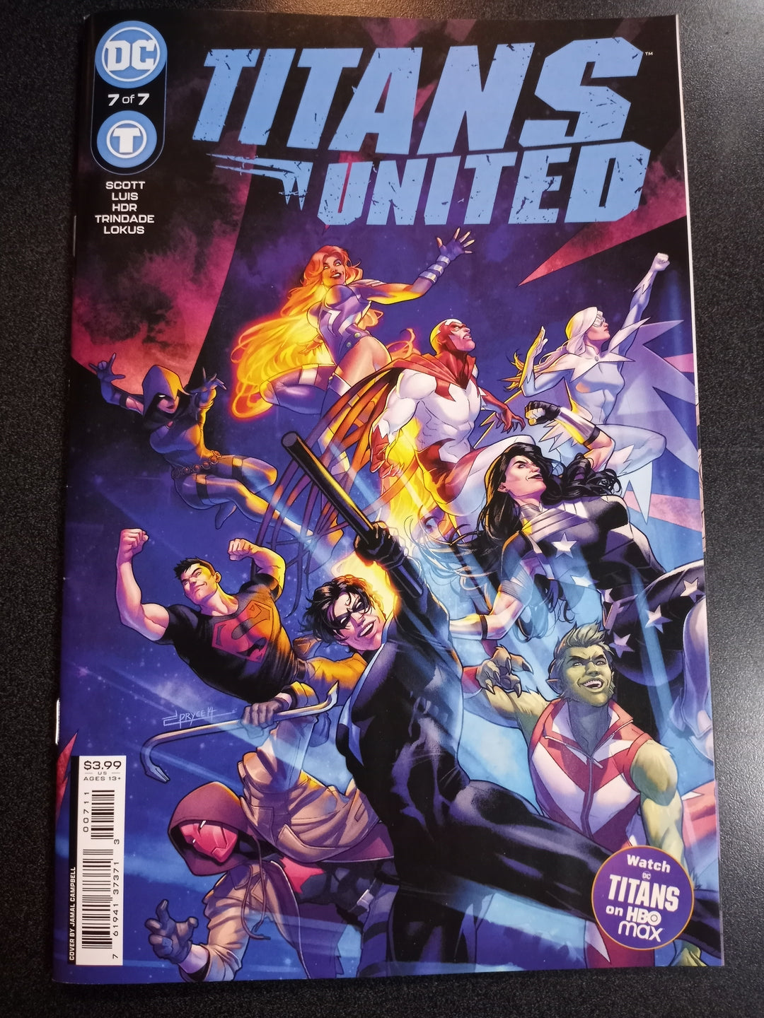 Titans United #7 (Of 7) Cover A Jamal Campbell