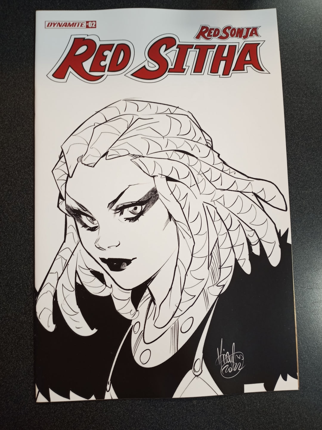 Red Sonja Red Sitha #2 Cover N 1:7 Andolfo B&W Variant