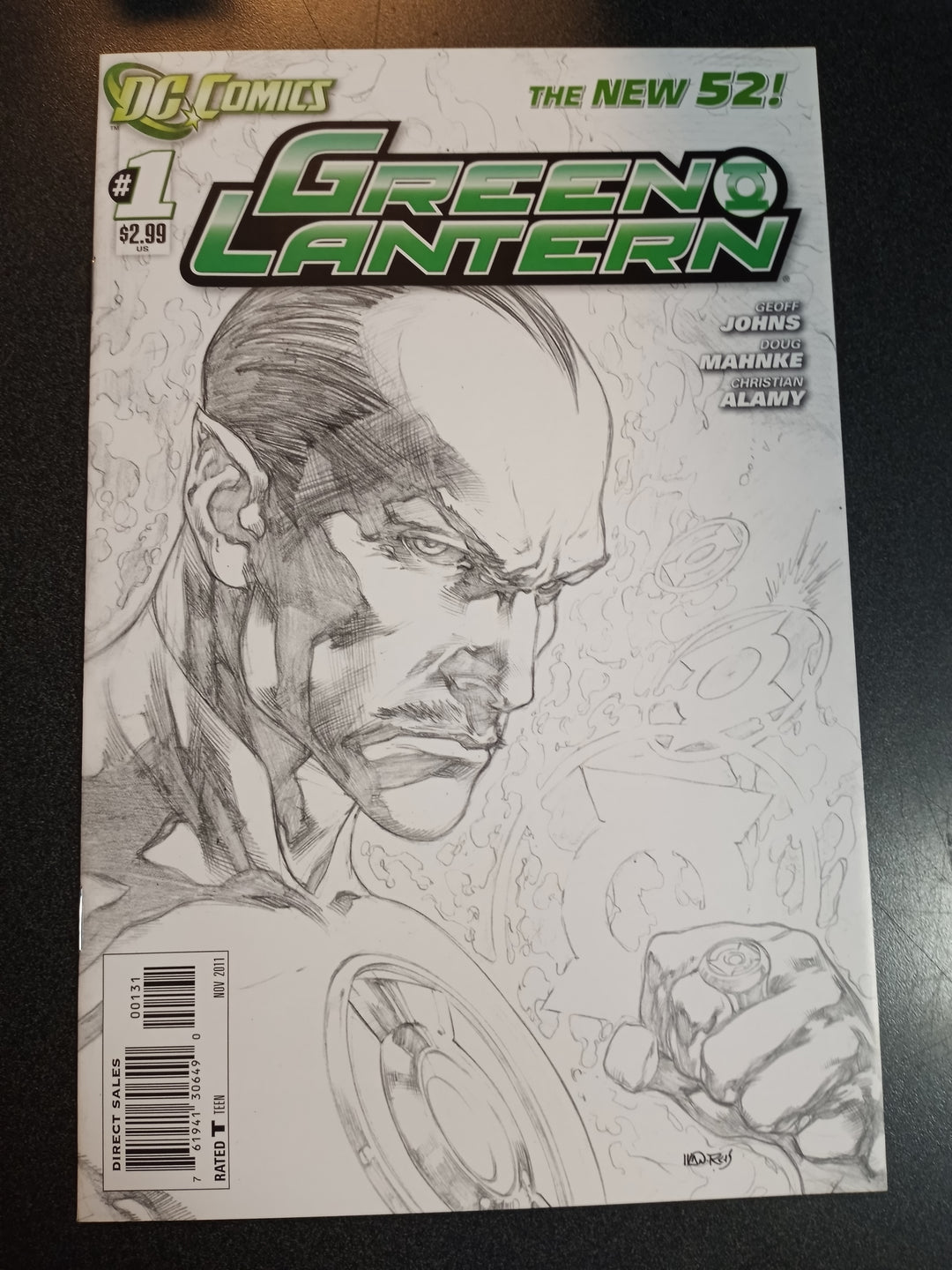 Green Lantern (New 52) #1 1:200 Reis Sketch Variant