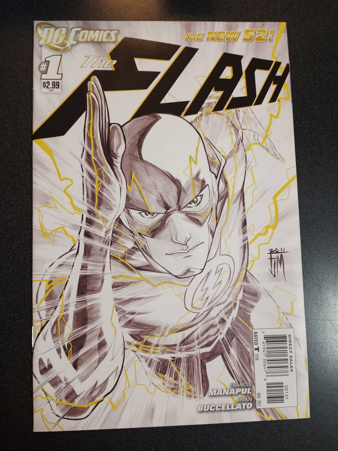 The Flash (New 52) #1 1:200 Manapul Sketch Variant