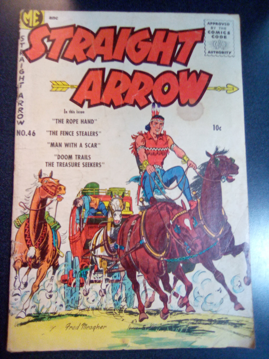 Straight Arrow #46 (Magazine Enterprises, 1955) G-