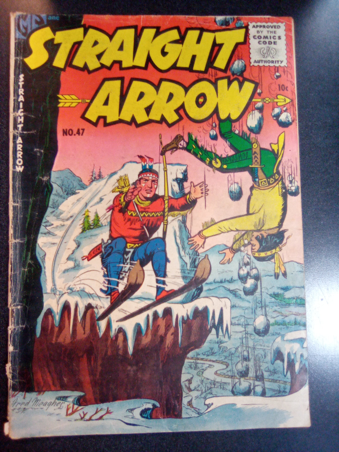 Straight Arrow #47 (Magazine Enterprises, 1955) Poor