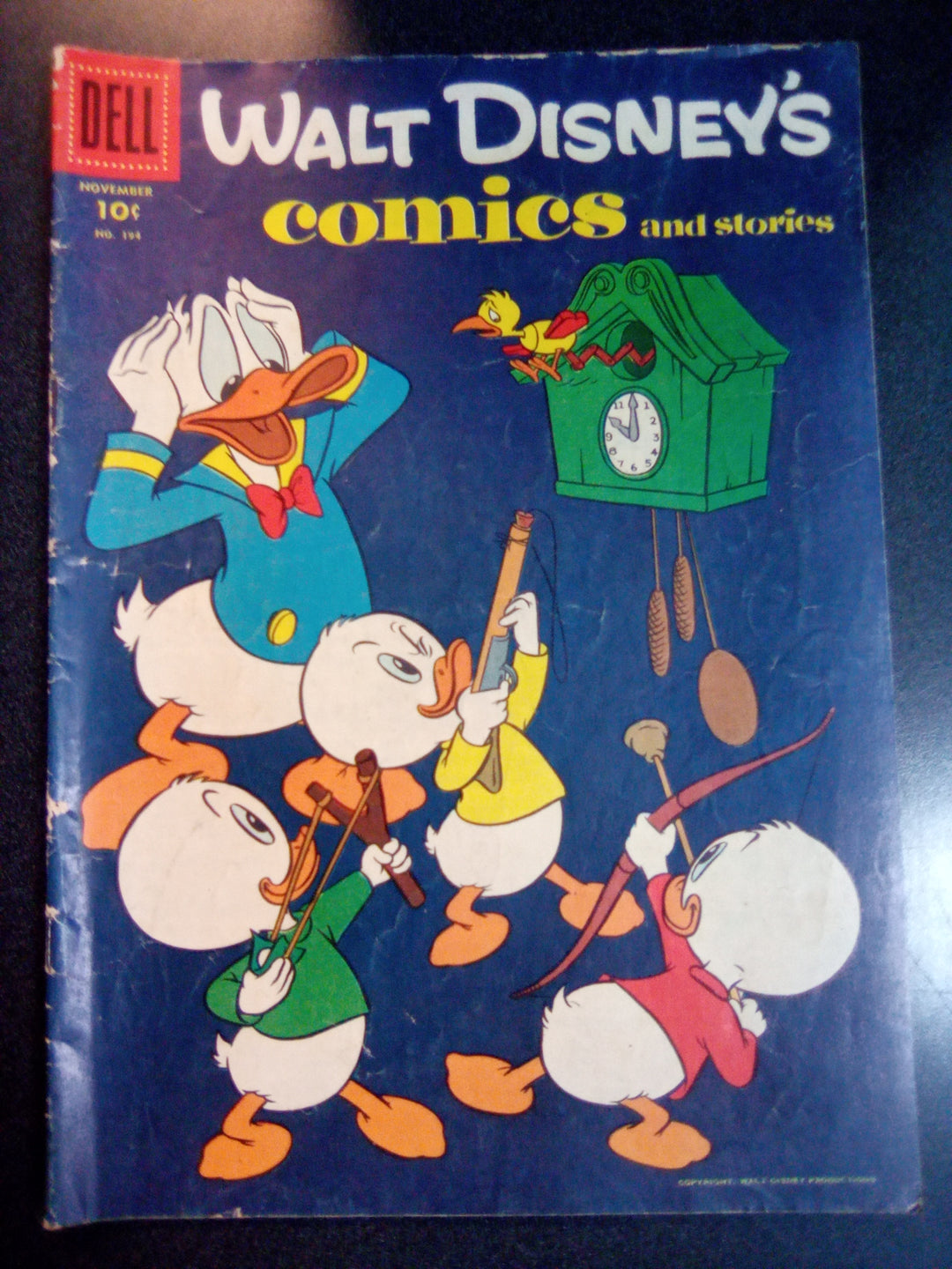 Walt Disney's Comics and Stories #194 (Dell, 1956) VG-