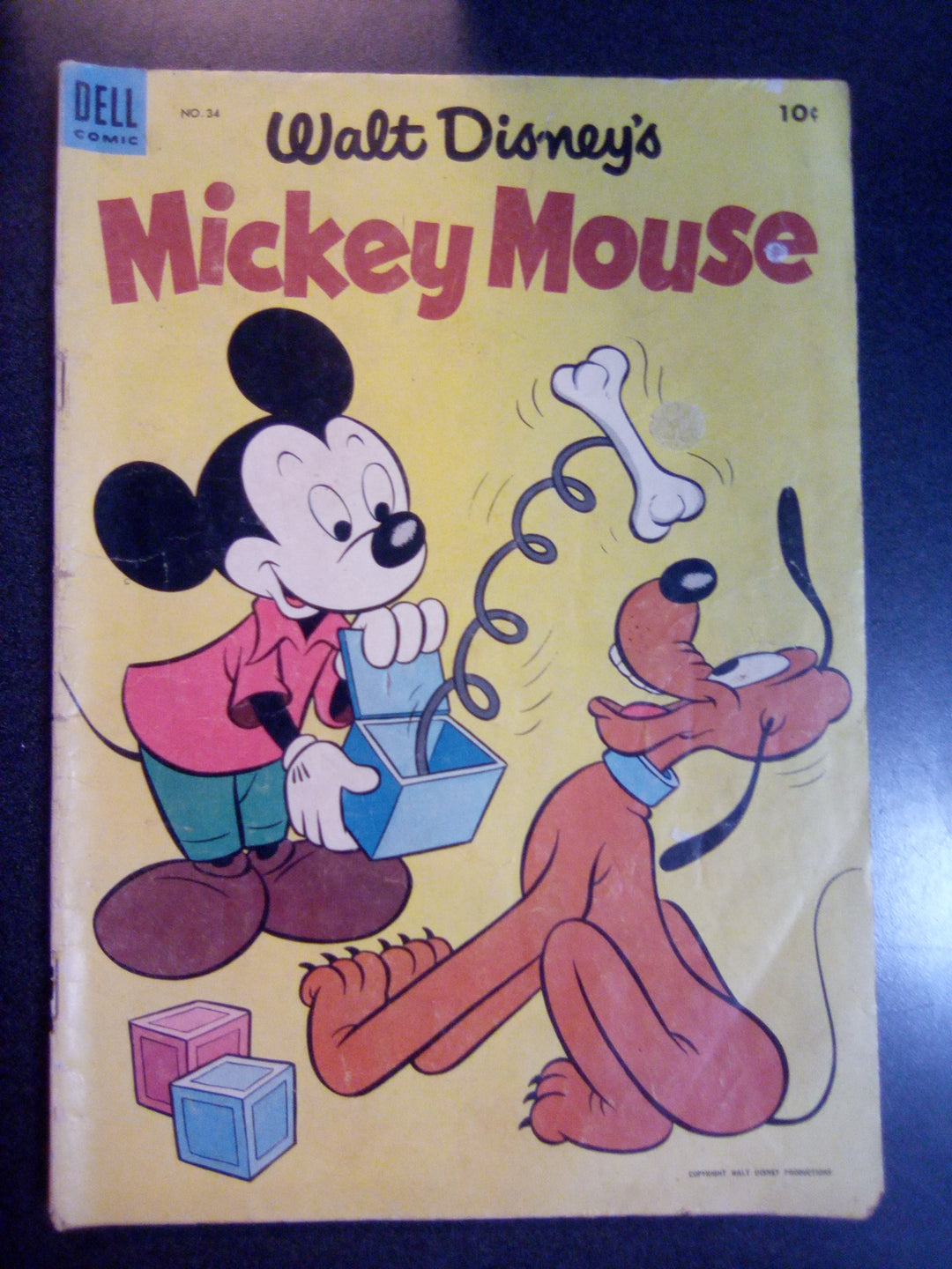Mickey Mouse #34 (Dell, 1954) GD+