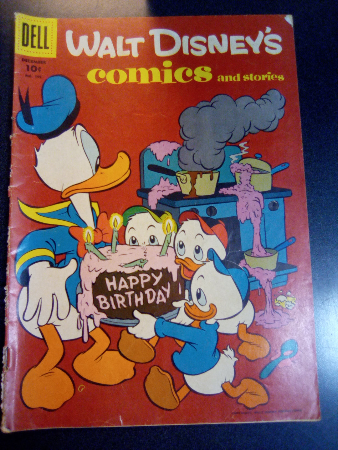 Walt Disney's Comics and Stories #195 (Dell, 1956) GD/VG