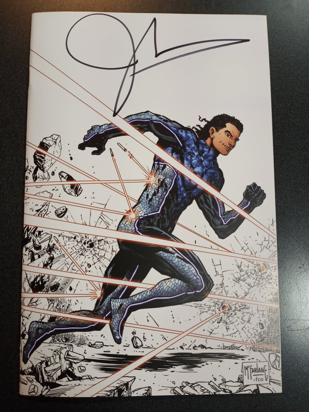 Phenom X #1 1:250 Todd McFarlane Variant Signed by John Leguizamo