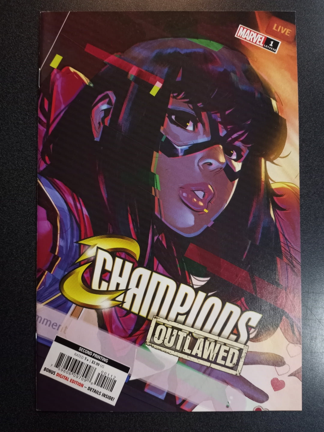 Champions Outlawed #1 Second Print Variant