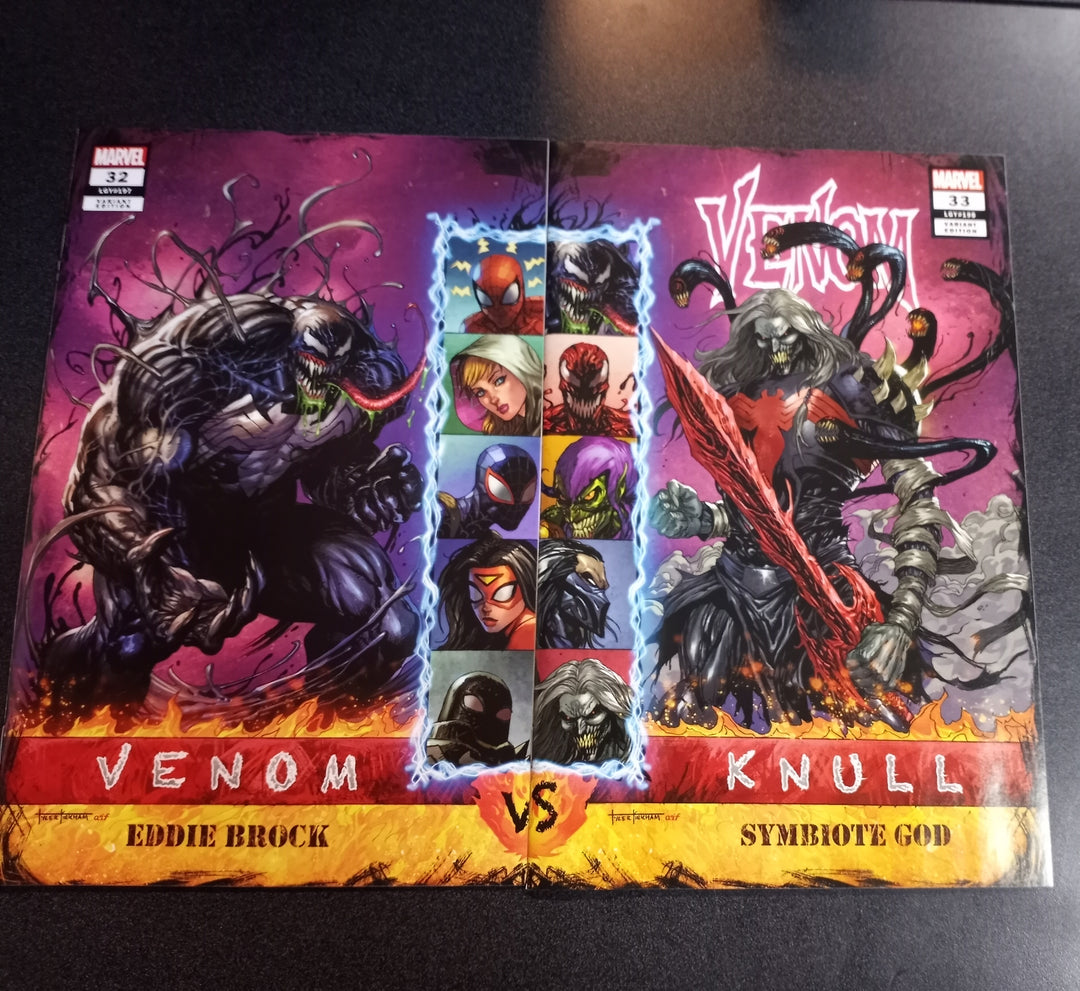 Venom #32 + #33 Tyler Kirkham Trade Dress Variant Set