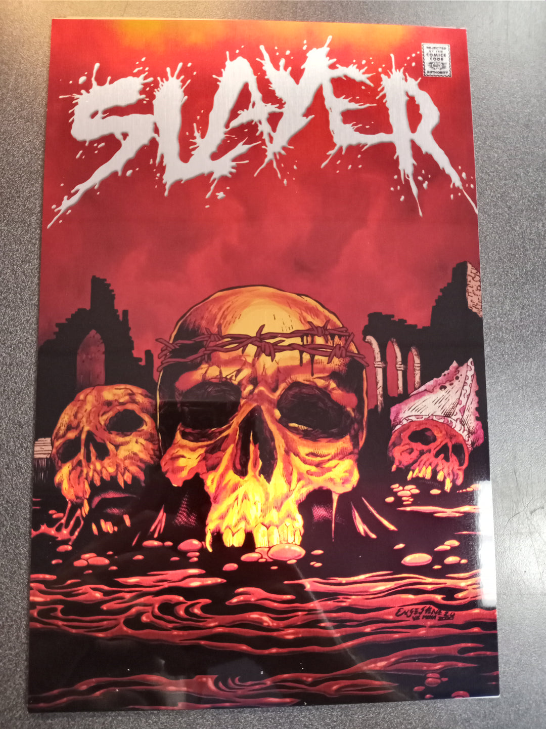 Rock & Roll Biographies - Slayer #1 Planet Comics Exclusive Metal Variant