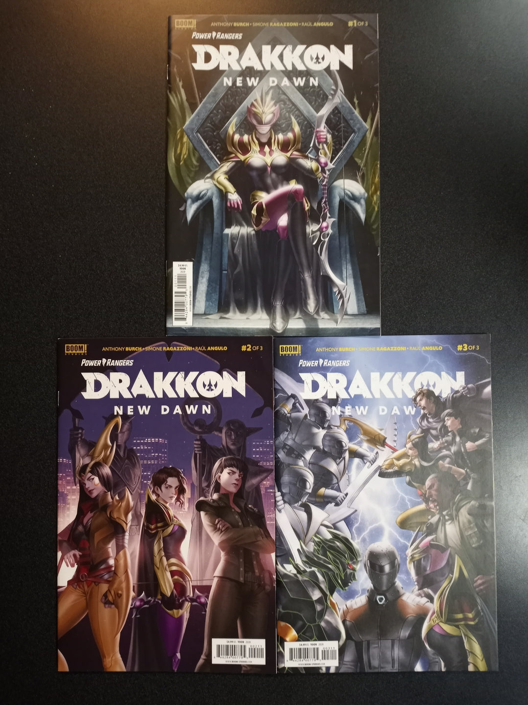 Power Rangers Drakkon New Dawn #1 - 3 Set NM
