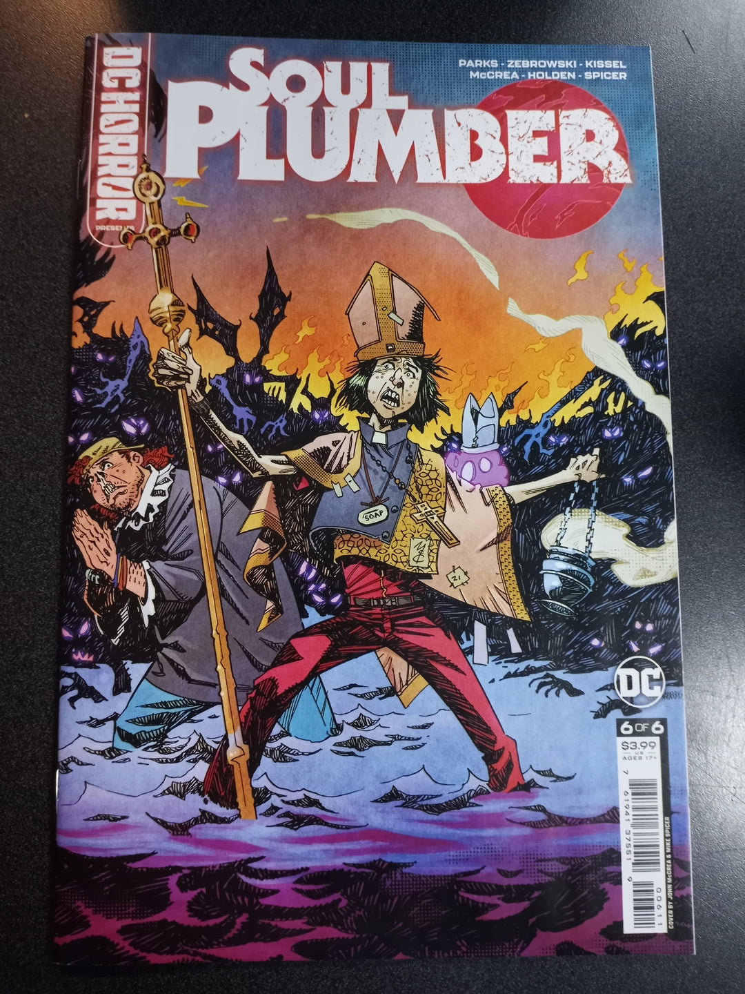 DC Horror Presents Soul Plumber #6 (Of 6) Cover A John Mccrea & Pj Holden