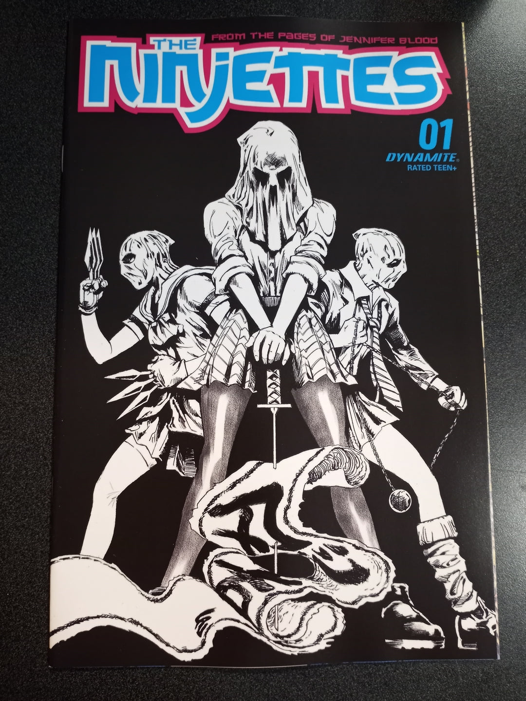 Ninjettes #1 (Of 5) Cover G 20 Copy Variant Edition Lau Black & White