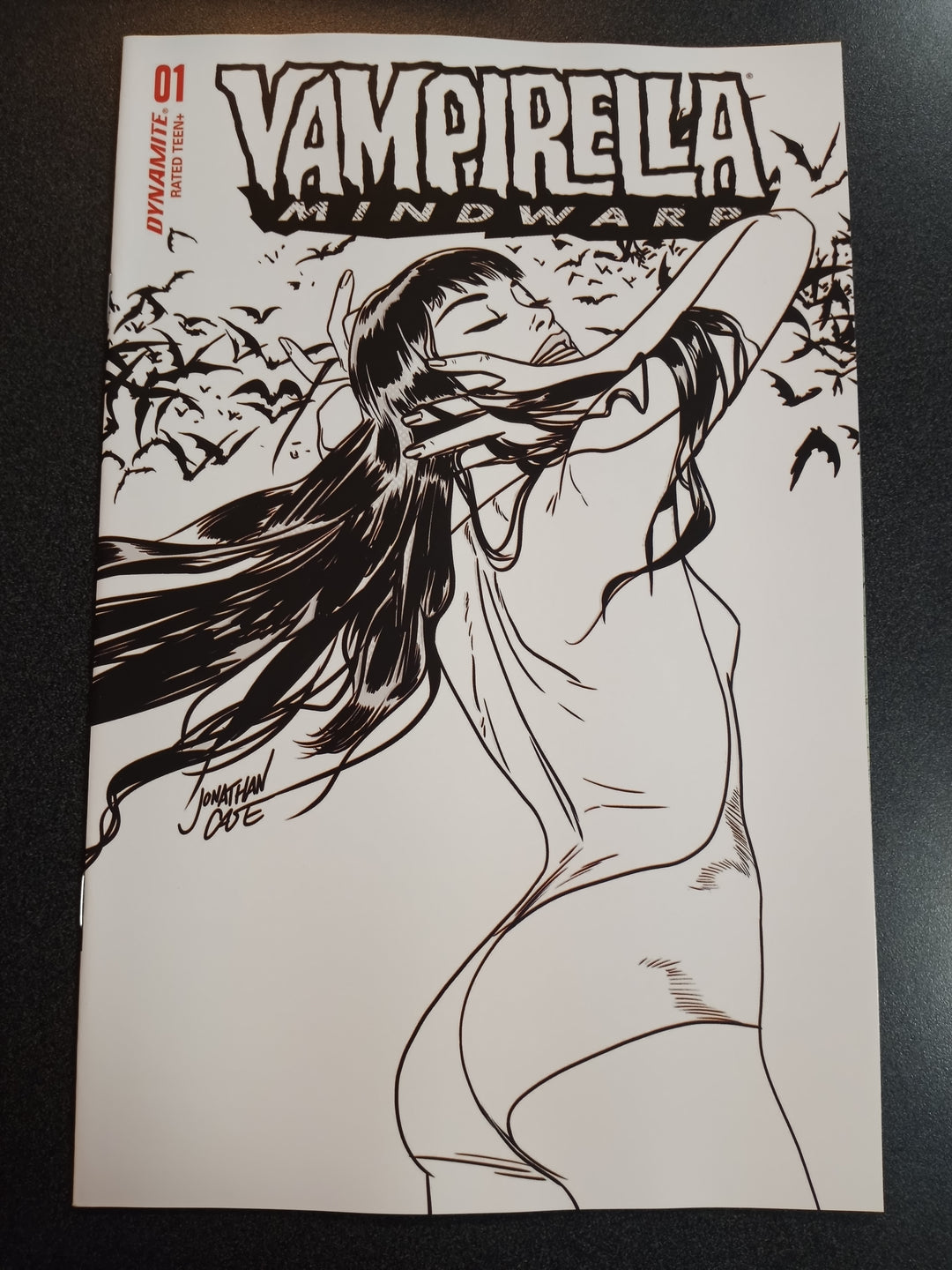 Vampirella Mindwarp #1 Cover T Foc 7 Copy Variant Edition Case Black & White