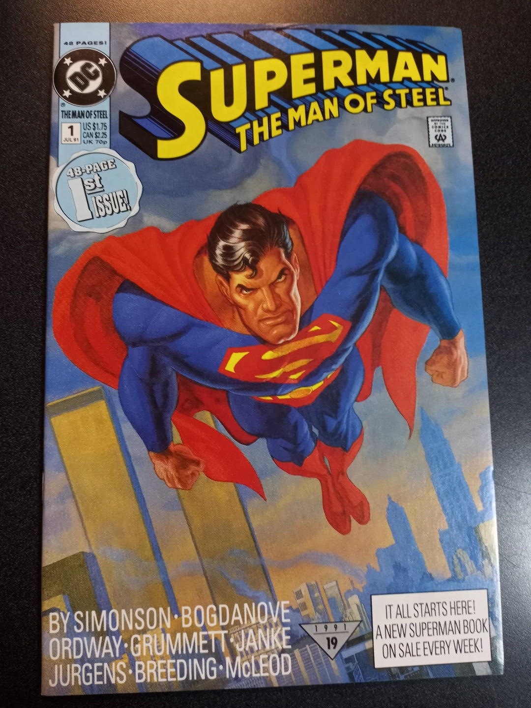 Superman The Man of Steel #1 NM