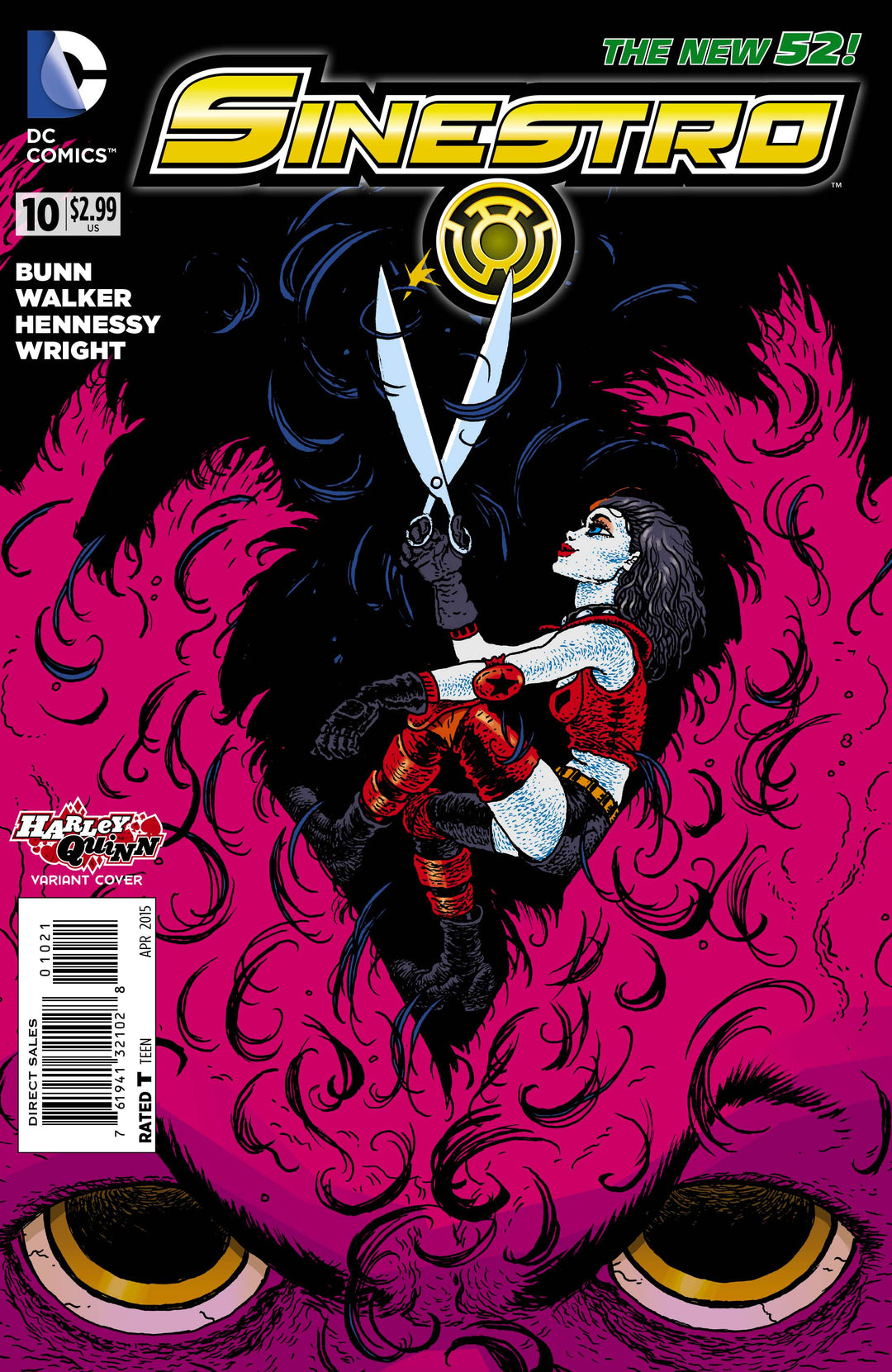 Sinestro #10 Harley Quinn Variant