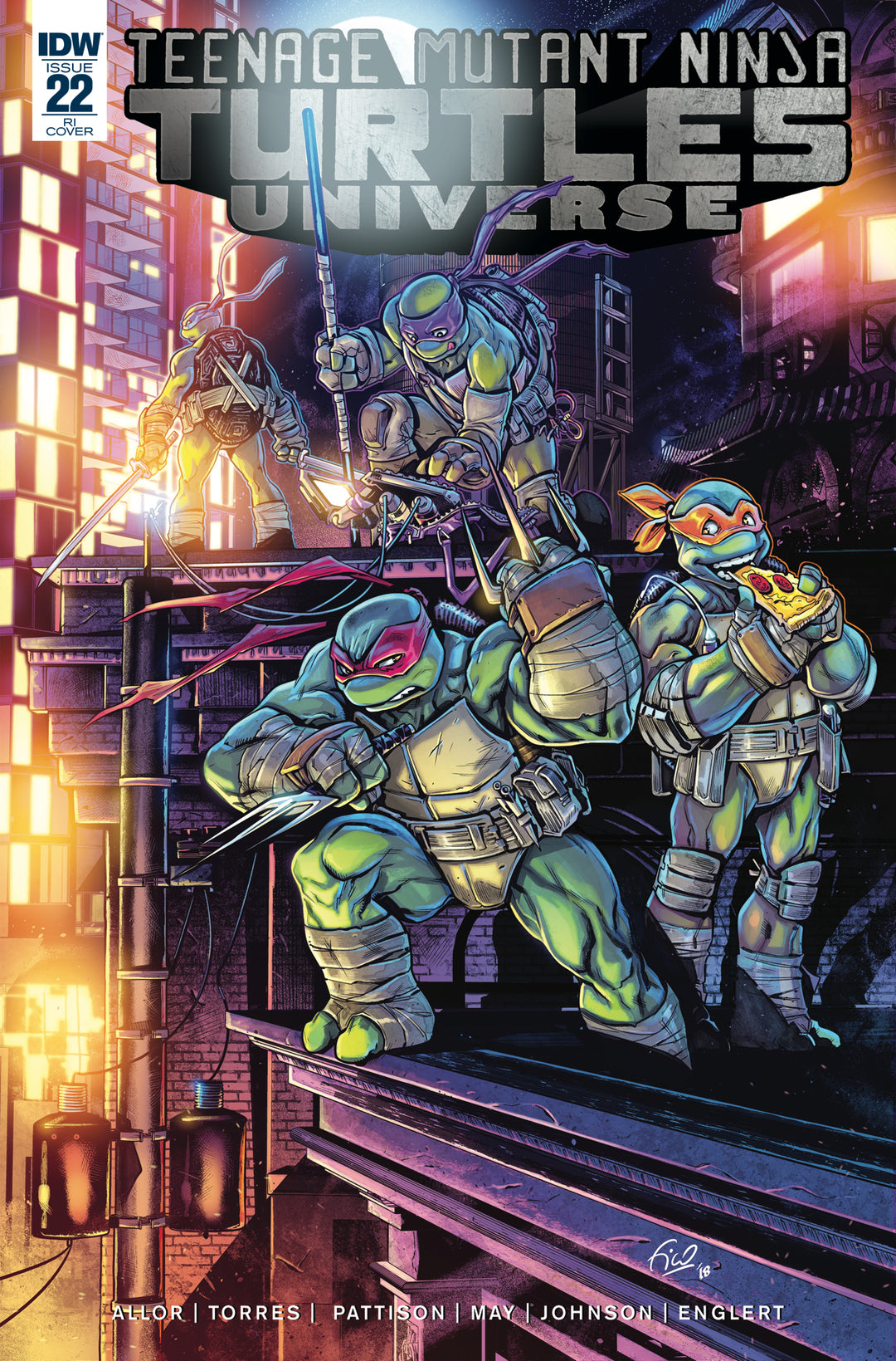 Teenage Mutant Ninja Turtles Universe #22 1:10 Variant (C: 1-0-0)