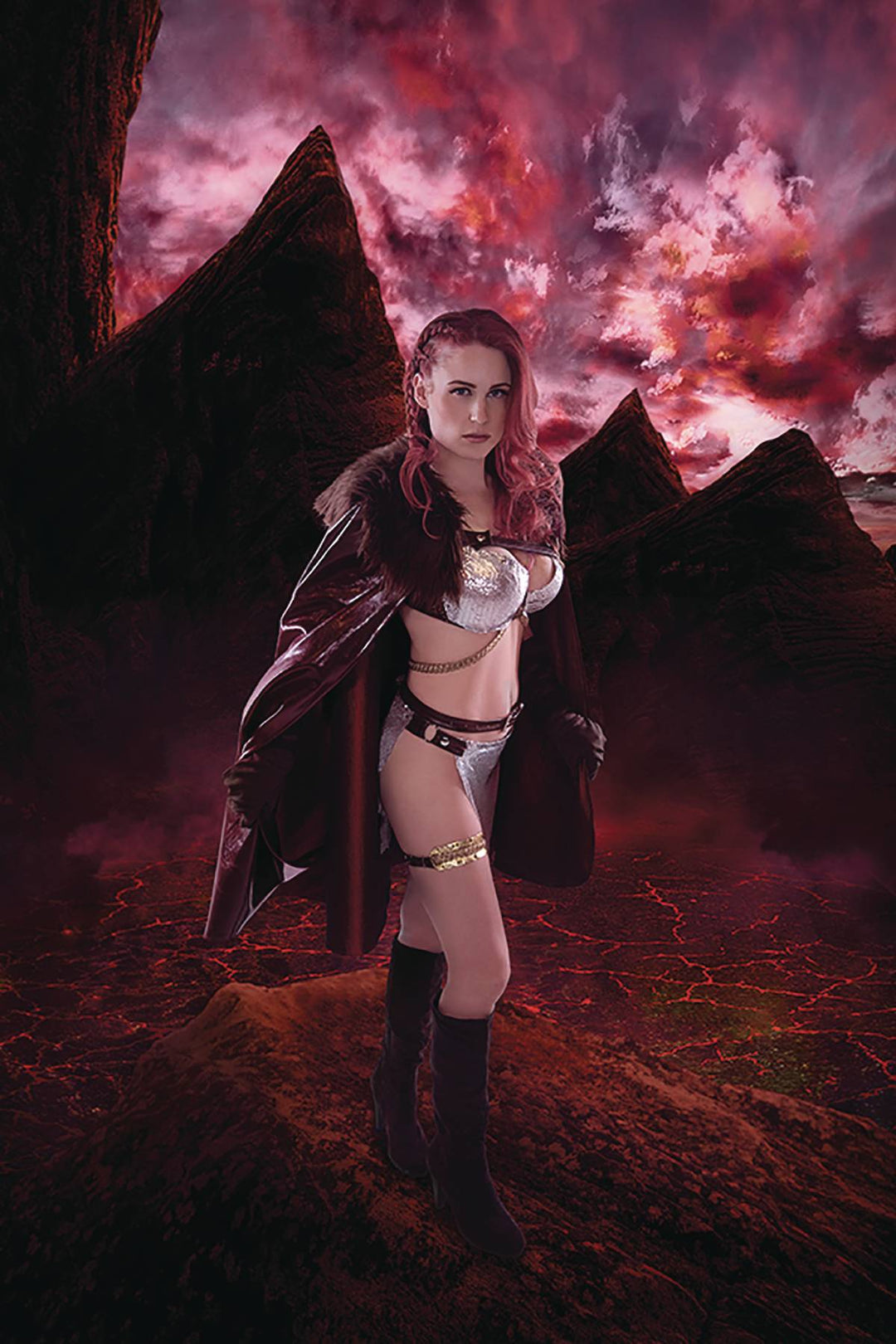 Red Sonja Age Of Chaos #3 1:30 Kingston Cosplay Virgin In