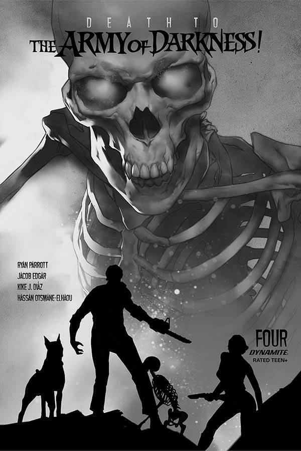 Death To Army Of Darkness #4 30 Copy Oliver B&W Variant