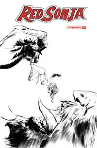 Red Sonja #22 1:20 Lee B&W Variant