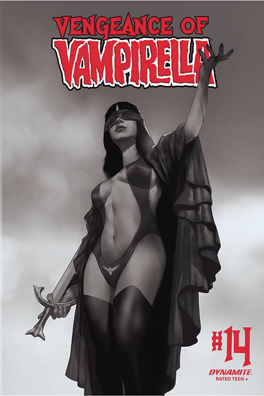 Vengeance Of Vampirella #14 1:30 Oliver B&W Variant